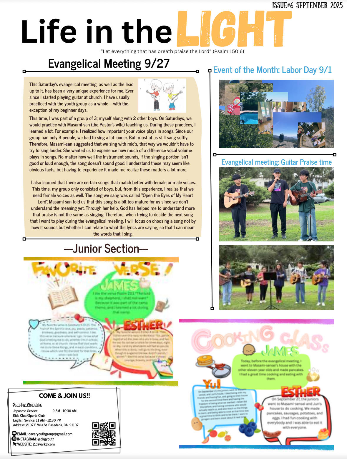 YouthNewletter-0925
